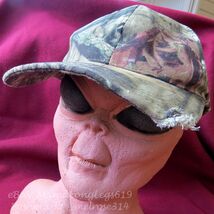 Distressed Beat-Up Tree Camouflage Camo Strapback Hat Cap Hunting Fishin... - $19.80