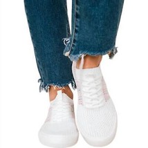 Gypsy Jazz women&#39;s knitted sneakers in White - size 7 - £39.68 GBP