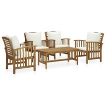 vidaXL Acacia Wood Garden Lounge Set Medium Size Patio Furniture for Outdoor - $10,479.32 MXN