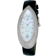 Adee Kaye Women&#39;s Pear  Silver Dial Watch - AK2527-L - £112.68 GBP