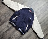 Reebok NFL Gridiron Classic Seattle Seahawks Leather &amp; Wool Jacket Size ... - £77.86 GBP