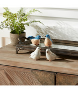 Blue Birds Sitting Figurine (Set of 4) - $950.93 MXN