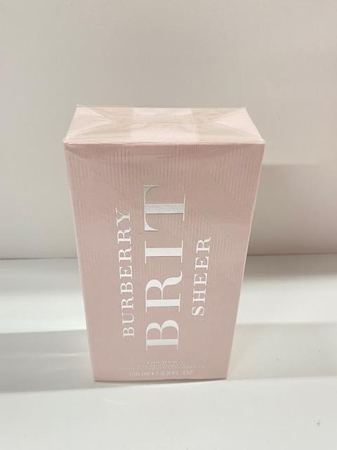 Primary image for BURBERRY BRIT SHEER For Her eau de toilette 3.4oz spray SEALED- Light Pink Box