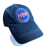 Americas Choice Ford Hat Cap Blue Strap Back Detroit Michigan - £10.24 GBP