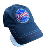 Americas Choice Ford Hat Cap Blue Strap Back Detroit Michigan - £10.11 GBP