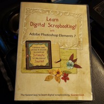Learn Digital Scrapbooking With Adobe Photoshop Elements 7 - £3.58 GBP