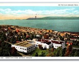 Birds Eye View Astoria Oregon OR WB Postcard N19 - $3.91
