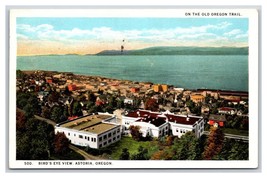 Birds Eye View Astoria Oregon OR WB Postcard N19 - £3.11 GBP