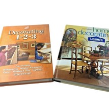 Home Interior Decorating Book Guide Lot 2 Home Depot and Loews Hardcover u - $23.99