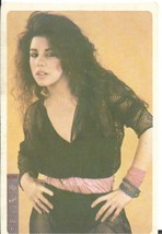 ⭕VTG card pocket calendar 1986 LEE AARON Portugal group music singer - $6.37 CAD
