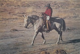 Gordon Snidow &quot;Littlest Straggler&quot; Limited Edition Print  Western Art Cowboys Ca - £100.24 GBP