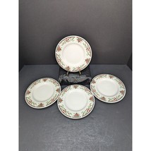 Majesticware by Sakura Sue Zipkin Poinsettia Delight 1997 Lot of 4 Bread... - $20.00