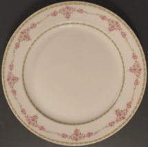 CHARLES FIELD Haviland Limoges Pink Floral Salad Plates Goa France Porce... - $10.01