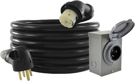 Temp Power Cord Combo Kit, 25 Ft., And Duo-Rain Seal 50Amp Power Inlet, 025. - £178.19 GBP