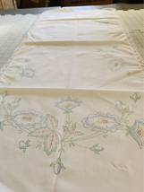 Flower Stamped Embroidery Table Runner 15”x36” - $10.14