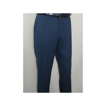 Men Suit BERLUSCONI Turkey 100% Soft Italian Wool Super 180's 2pc #Ber31 Blue image 10