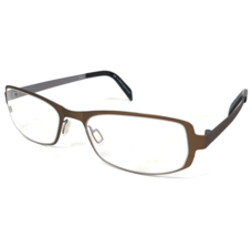 Seiko Eyeglasses Frames SZ500 565 Matte Brown Grey Rectangular 52-18-135 - £59.62 GBP