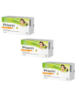 3 PACK Priorin nutritional supplement against hair loss 60 capsules, Bayer - £150.48 GBP