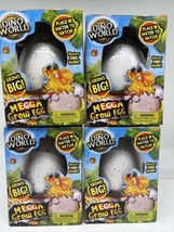 (4) DINO WORLD Megga Grow Egg Place in Water Watch it Hatch Dinosaur - $18.93