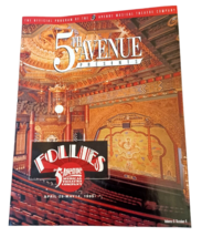 1995 5th Avenue Theatre Programma Seattle Washington Wa Follies Vol 6 Ne... - $30.67
