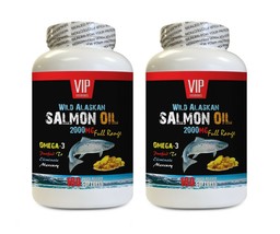heart health supplement - ALASKAN SALMON OIL 2000 - omega-3 supplement 2... - $47.64