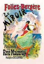Folies-Bergere: Le Miroir Pantomime by Jules Cheret - Art Print - £17.39 GBP+