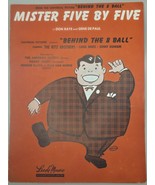 MISTER FIVE BY FIVE-Don Raye-BEHIND THE 8BALL-Ritz Brothers-1942 VTG She... - $19.22 CAD