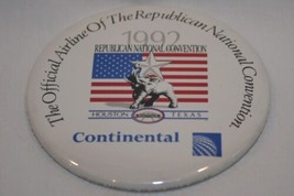 Rnc Continental Air 1992 Republican National Convention Pinback A26 - £9.58 GBP