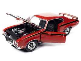 1972 Buick GSX Fire Red w Black Stripes Muscle Car &amp; Corvette Nationals MCACN Am - £84.75 GBP