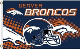 Denver Broncos Club Flag 3X5 Ft Polyester Banner - £12.35 GBP