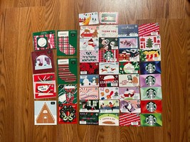 Starbucks 2021 USA Holiday Christmas Set Lot   41 CARDS  pin covered - $46.71