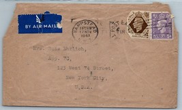 1942 GB / UK Air Mail Cover - Hampstead to New York, NY USA USA Q14 - £2.35 GBP