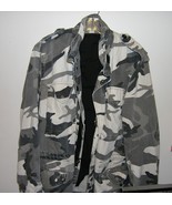 Military Style Navy blue jacket size Large - $368.31 MXN