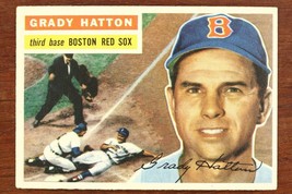 Vintage Baseball Card Topps 1956 #26 Grady Hatton Third Base Boston Red Sox B - £7.62 GBP