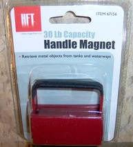 30 Pound Capacity sTrOnG Retrieving MAGNET Red HANDLE Pick Up &amp; Pull Pow... - $486.29 MXN