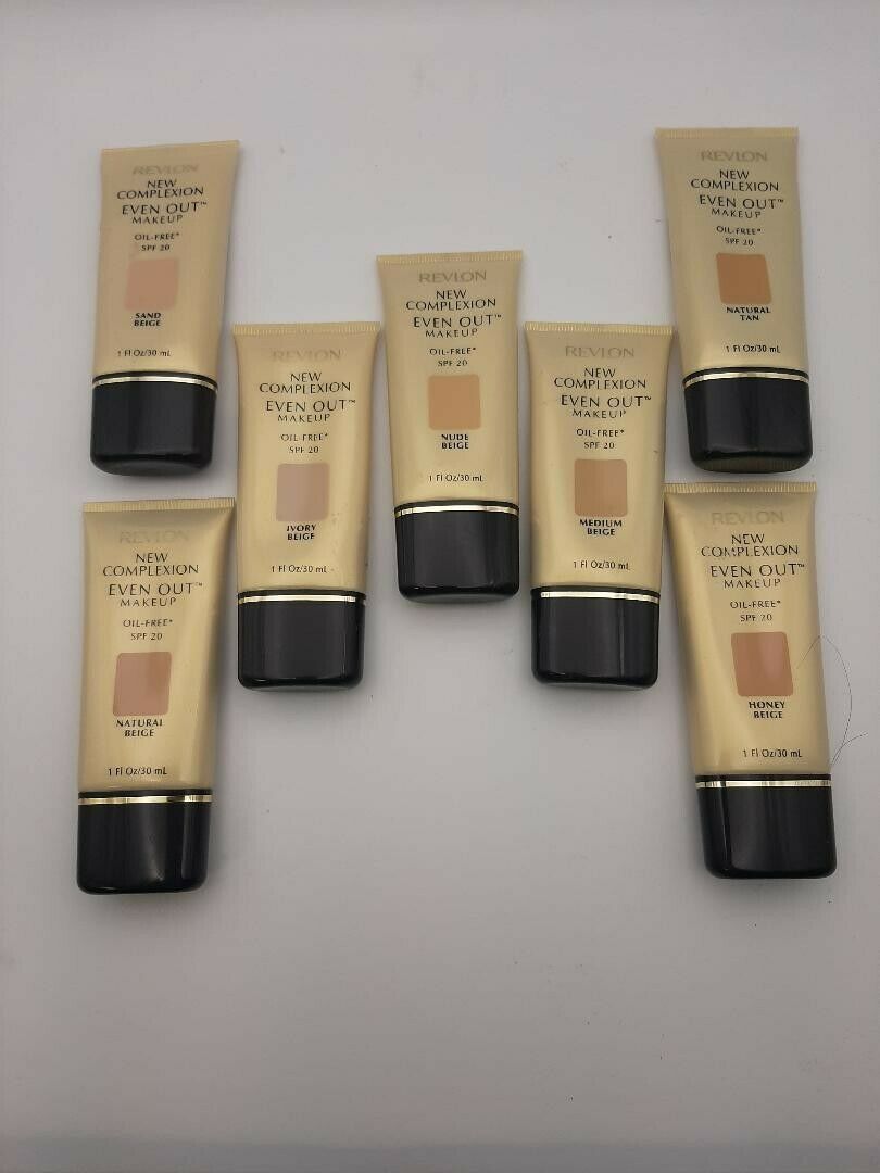 Revlon New Complexion Even Out Foundation Makeup CHOOSE SHADE OilFree SPF 20  - £6.25 GBP - £8.34 GBP