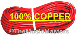 100% Copper RED 14 Gauge 100&#39; ft POWER WIRE Car Boat RV 12V Wiring Prima... - £23.15 GBP