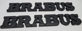 Mercedes Brabus Kit Black Front And Rear/Boot Badge Emblem Brabus Sticker New Me - £12.71 GBP