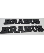 Mercedes Brabus Kit Black Front And Rear/Boot Badge Emblem Brabus Sticke... - $16.00