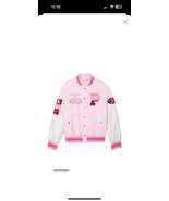 Brand New PINK x LoveShackFancy Reissued Boyfriend Varsity Jacket Size M - €339,87 EUR