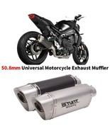 50.8mm Universal Motorcycle Exhaust Pipe Escape Moto Modified Carbon Fib... - $368.98 CAD+
