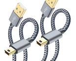 Mini Usb Cable Braided 6Ft, Type A Male To Mini-B Cable Charging Cord Fo... - $16.99