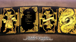 Middle Kingdom (Gold) Playing Cards Printed by US Playing Card Co - £9.32 GBP