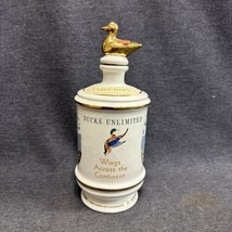 1973 Old Cabin Still Whiskey Decanter Second Ducks Unlimited Commemorative - $29.70