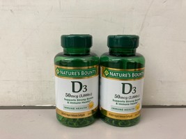 Lot of 2 Nature&#39;s Bounty D3 Immune Health Vitamins 700 Total Softgels 4/25+ - £22.70 GBP