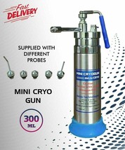 New Mini Cryo Spray, Liquid Nitrogen Sprayer Cryo Can 300 Ml With 5 Freeze Heads - £184.89 GBP