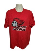 Rutgers University Basketball Adult Red XL TShirt - £11.87 GBP