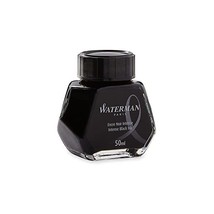 Waterman S0110710 Bottled Liquid Fountain Pen Ink - 50 ml, Intense Black  - $26.00