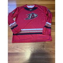 Mike Trout Anaheim Ducks Angels Jersey Stadium Exclusive NHL MLB Sz XL Red - $16.68