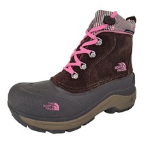 The North Face CHILKATS LACE AX0ZFD1 Winter Brown Boots SZ Girls 4 Y = 5... - £46.65 GBP